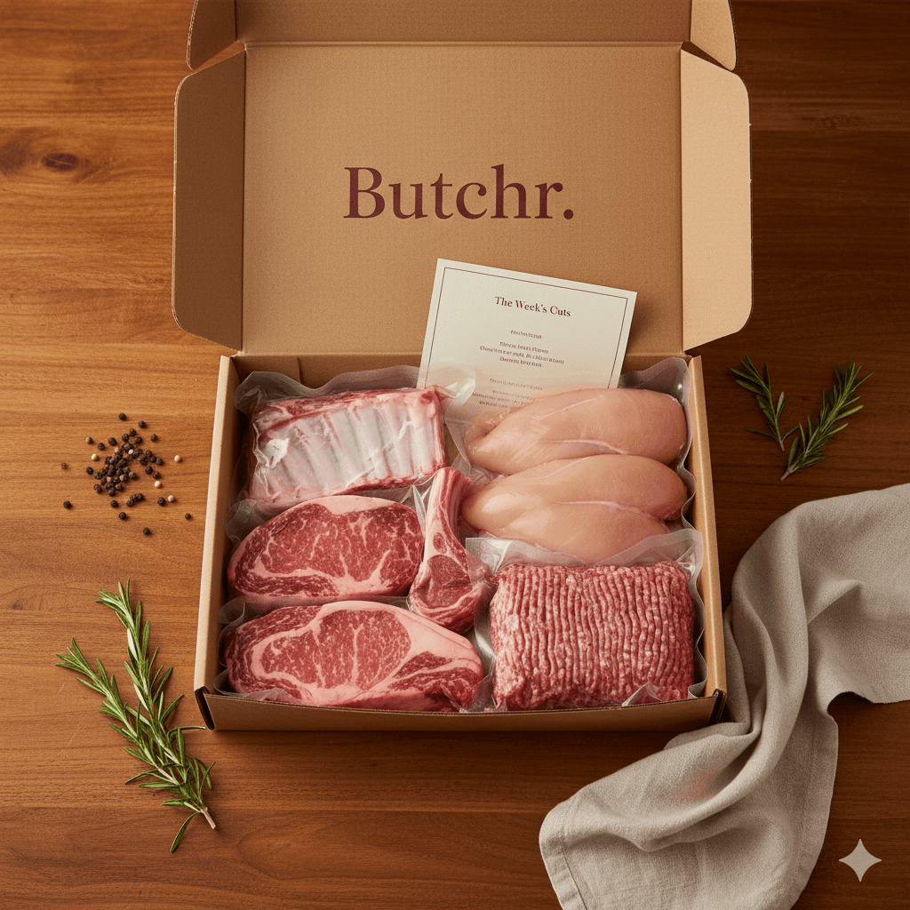 Premium fresh meat cuts selection